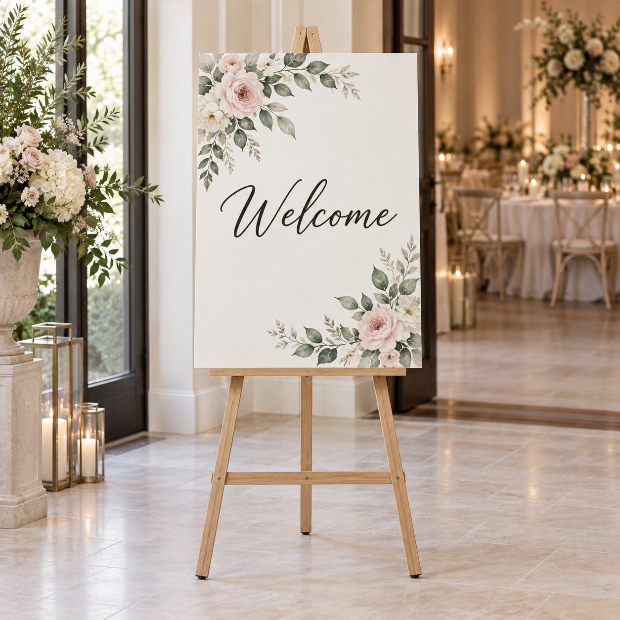 Luxury Event Welcome Sign